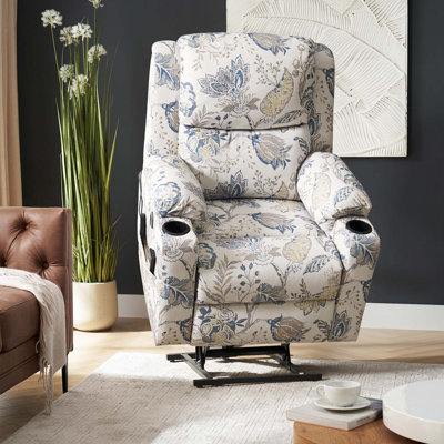 Caroleann Dual Motor Heated Lift Assist Power Recliner with Massage