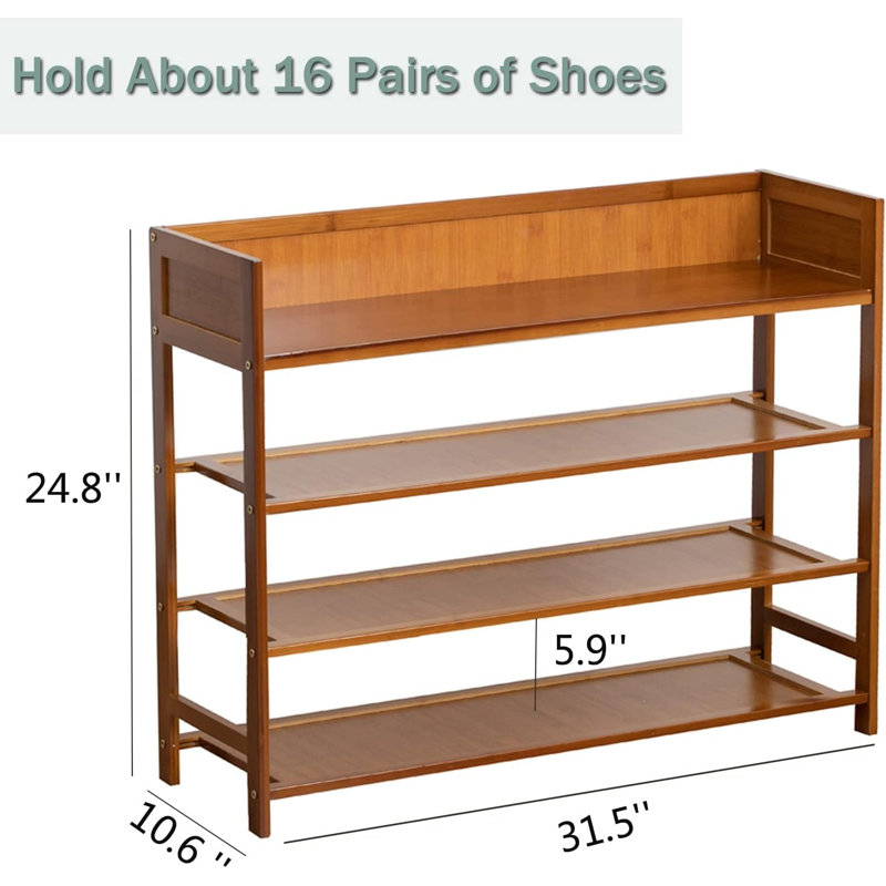 4-Tier Shoe Rack