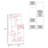 Hall Tree, 2 Doors, 1 Drawer, 1 Shelf, 1 Mirror-1869460158