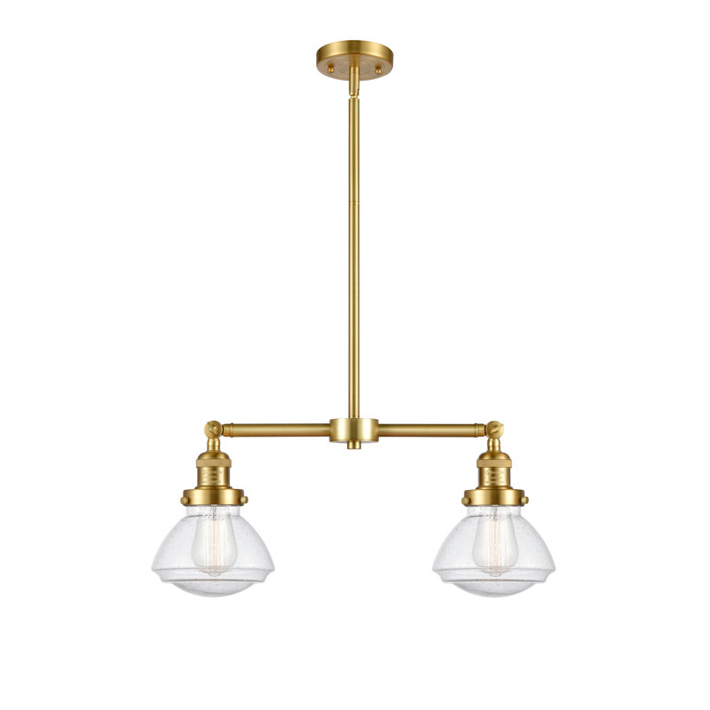Chesterville 2 - Light Kitchen Island Pendant, Seedy, Satin Gold