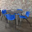 Plateau de table Kee, 4 chaises empilables-1528929530-1562182173-1562182176