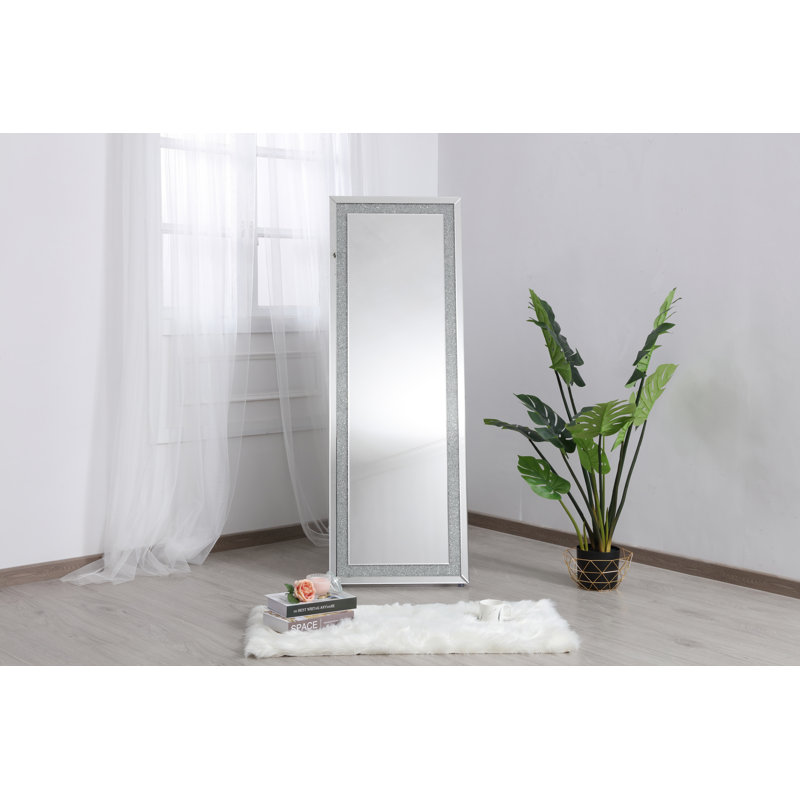 Miroir taille réelle, Cristal transparent
