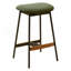 Ensemble moderne de 2 tabourets de bar, tabourets de bar confortables et élégants, rembourrés de tissu doux, sans dossier pour la cuisine et les chaises de bar de la salle à manger
