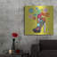 Art mural en métal luxueux «Love Shoes 2 Bright» par Farida Zaman, 36 po x 36 po