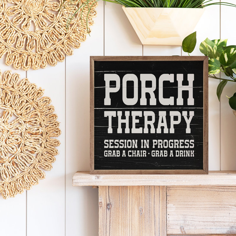 Porch Therapy Bold, H 4 po x l 4 po