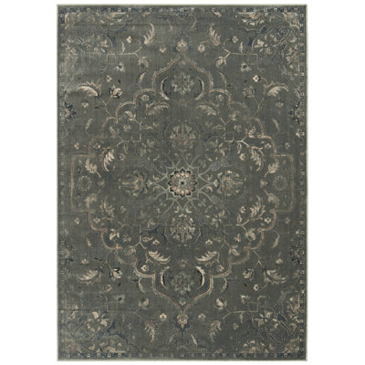 Tapis gris clair Vintage 144