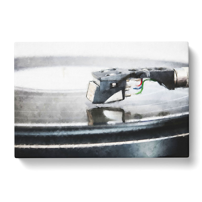 Needle Of The Record Player - Wrapped Canvas Painting, 60cm H x 91cm W x 4cm D