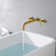 High Flow Rate Extra Long Spout Double Handle Wall Mounted