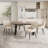 62.9-Inch Rectangular MDF Dining Table And Chair 4-Piece Set-506679541-506679542-506679543