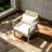 Outdoor Acacia Wood Patio Club Chair-165968012