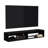 59" Floating Tv Stand With Two Open Shelves, Media Compartments And Cable Management-1699498116