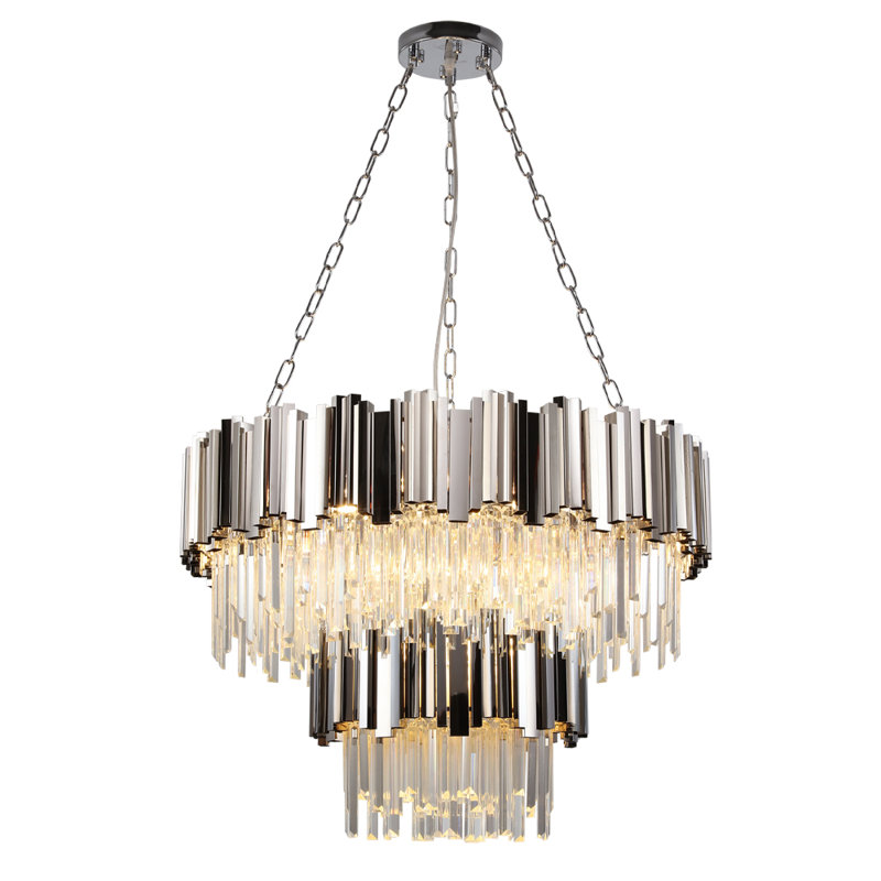 1 - Light Chandelier, Chrome