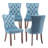 High-end Tufted Velvet Upholstered Nailhead Dining Chair-1240169698-1240169722