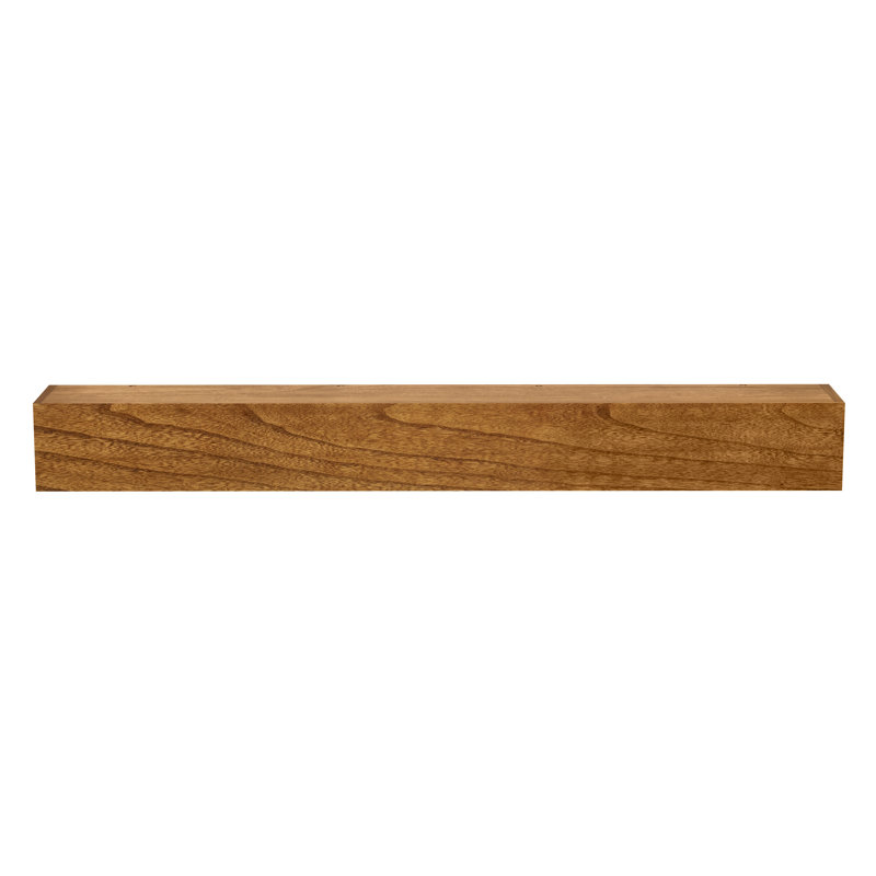 Aged Classic Fireplace Mantel Shelf, 48", Brown