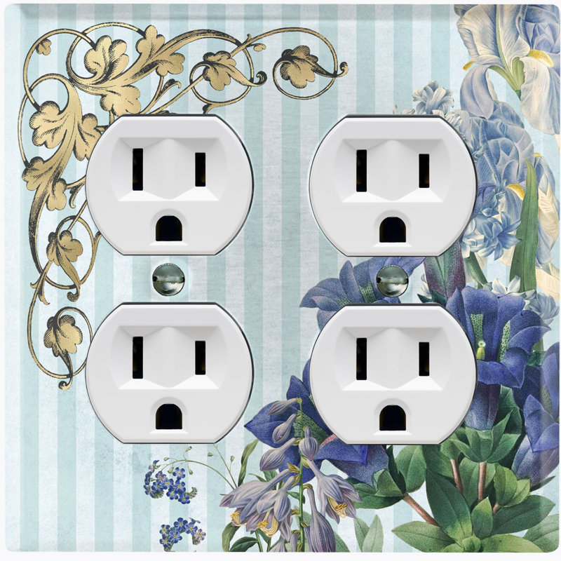 Landscape & Nature Themed 2 - Gang Toggle Light Switch Standard Wall Plate