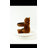 Boid 1 Bottle Solid Wood Tabletop Wine Bottle Rack in Brown