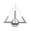 Matrix 3 - Light LED Armed Sconce