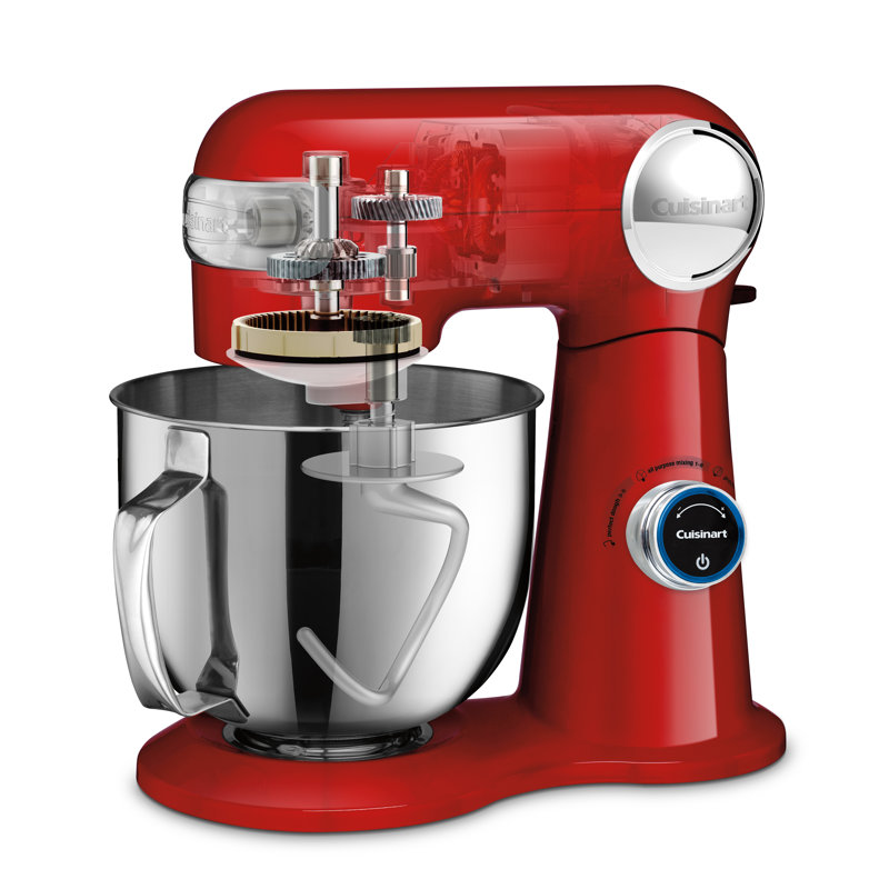 Batteur sur socle numérique Precision Master Elite de 5,2 L (5,5 pte) de Cuisinart (rouge)