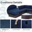 Ensemble de conversation modulaire d'extérieur 6 pièces-426489134