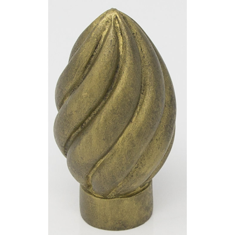 Dieuseul Lamp Finial, Antique Bronze