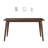 Canton Solid Wood Dining Set With Upholstered Chairs-1286025872