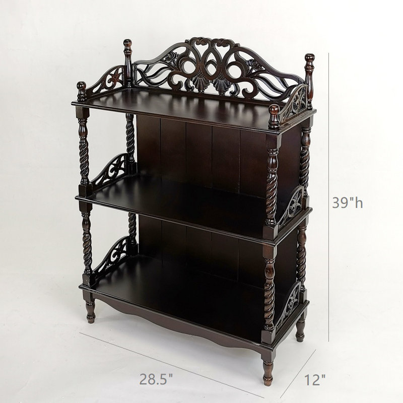 Alysandra Storage Bookcase, Expresso
