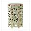 Table d'appoint SELVA avec des motifs complexes et aucun assemblage requis, parfait pour ajouter de l'élégance à tout espace de vie-1286274135