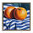 Oranges On Striped Cloth Floating Frame, design by Kate Jarvik Birch-1414972877-1414972878