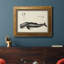 Antique Whale Study II - Peinture sur toile encadrée