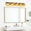Luminaire de salle de bain en cristal, éclairage de salle de bain moderne avec abat-jour carrés pour fixation murale sur miroir, douille E26 à intensité variable-1401529732-1401529743