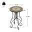 Table d'appoint ronde en céramique pour l'extérieur