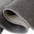 Custom Size Rug Solid Color Gray Medium Pile Slip Resistant-1977717583