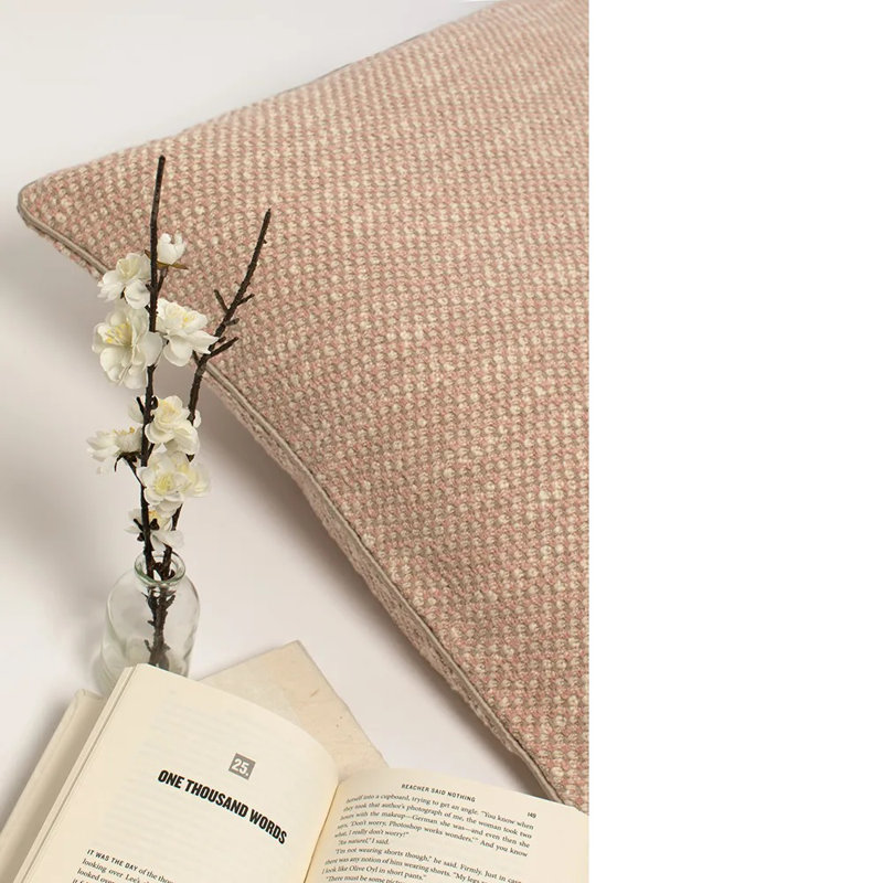 Zenro Euro Pillow Cover & Insert, Vintage Rose