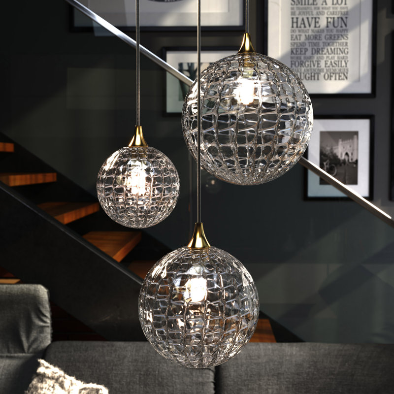 Breeze 3 - Light Cluster Pendant, Black