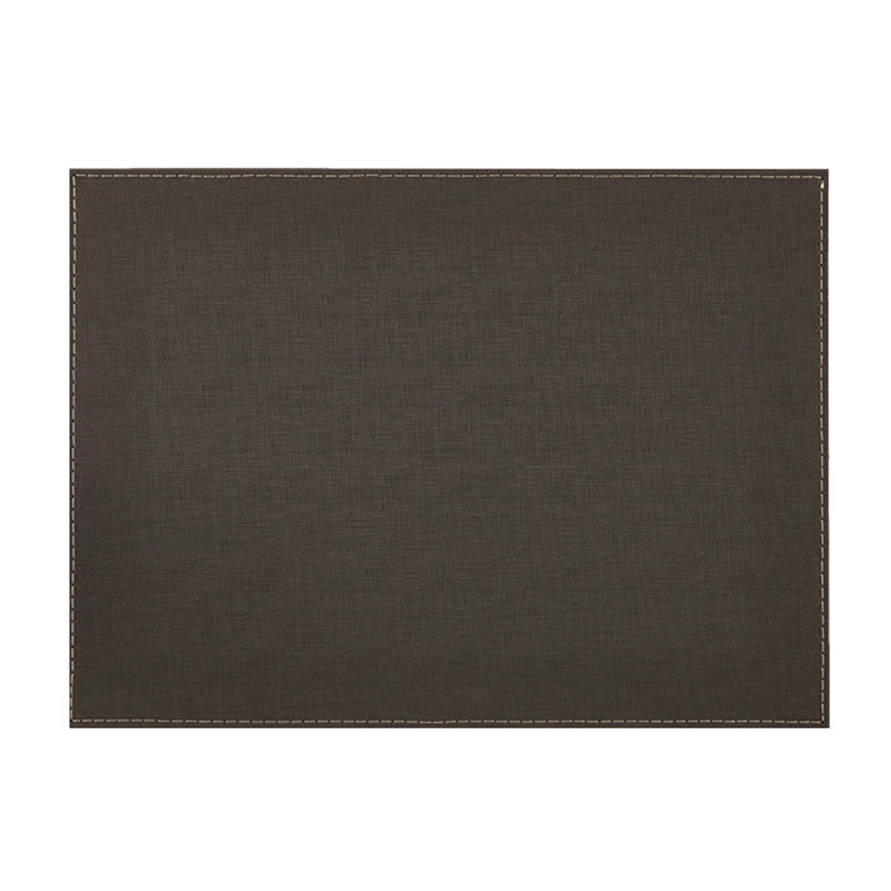 Resendez Rect Raven - Ensemble de 4 napperons, Noir