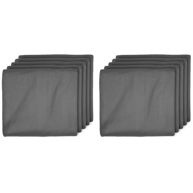 Drap-housse 100% coton à contexture inférieure 300 fils, Gris