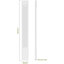 TruCraft Plain PVC Pilaster (Pair)-45473356-45473391