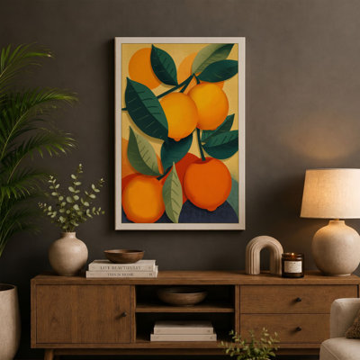 Citrus Study Botanical - Wrapped Canvas