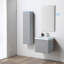 Meuble-lavabo flottant avec lavabo et armoire latérale 20 po Loften-87851277