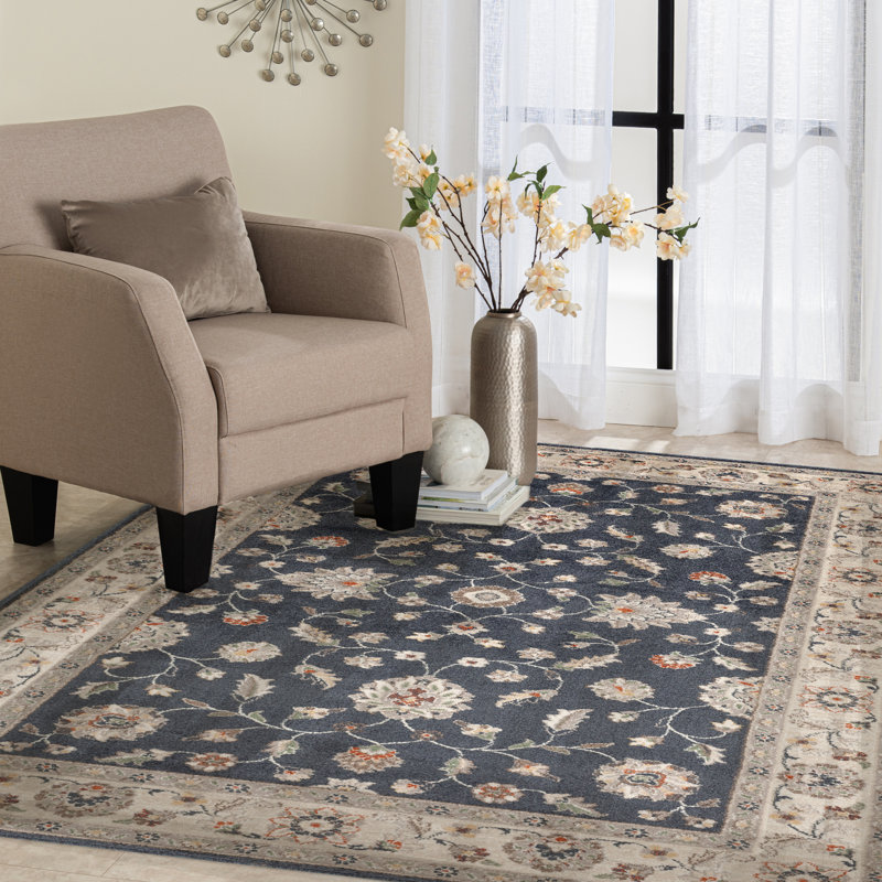 Tapis bleu Ratner, Rectangle 5 pi x 7 pi 6 po