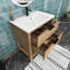 Meuble-lavabo autoportant simple 30 po avec plateau en céramique Alfiero-2129467577-2129467576