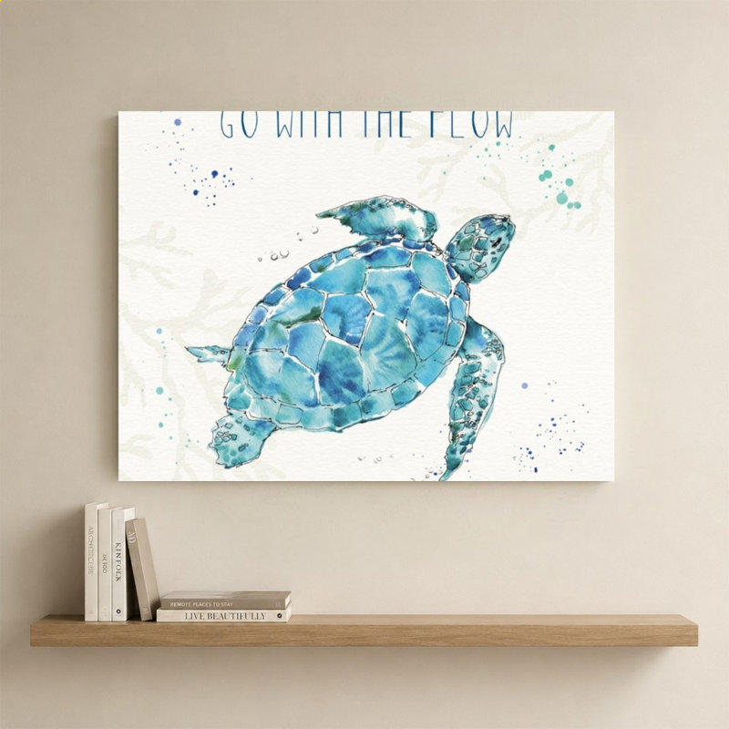 «Deep Sea IV» par Anne Tavoletti - Impression sur toile, 30" H x 40" W, Does Not Apply