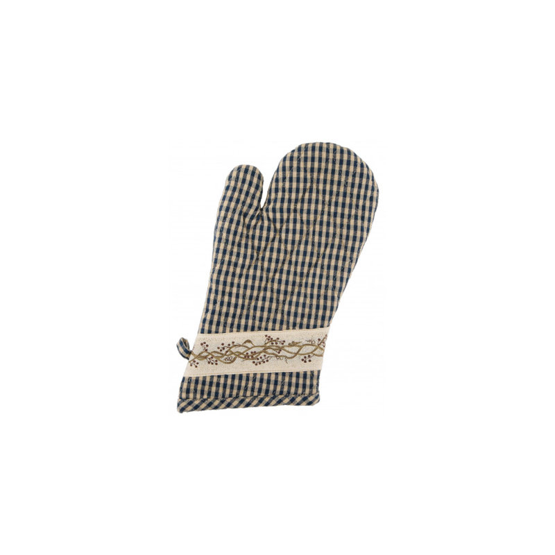 Gant de cuisine double August Grove, Bleu marine