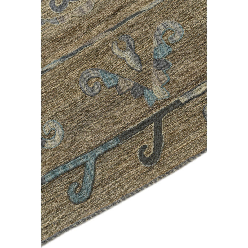 Tapis carré brun clair Oldfield