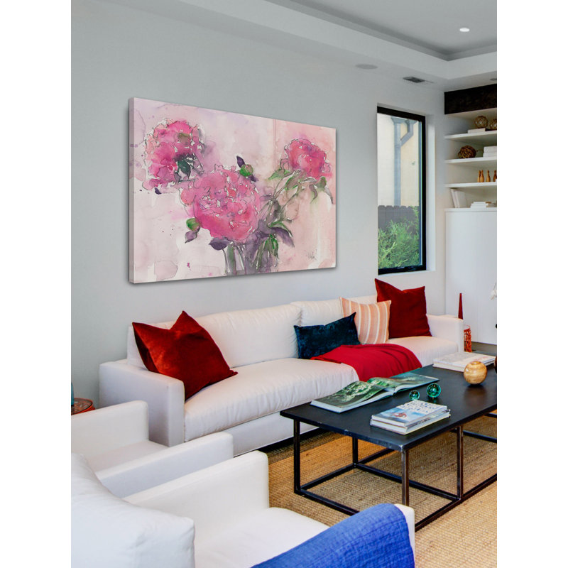 «Pink Blush», reproduction sur toile tendue, H 30 po x l 45 po x P 1,5 po