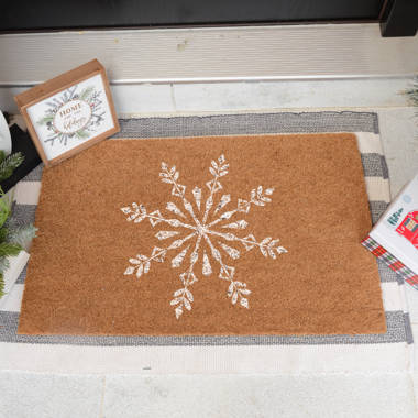 Matterly Waterhog Snowflake 20 in. x 30 in. Indoor Outdoor Door Mat &  Reviews