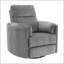 Fauteuil inclinable oscillant en chenille gris anthracite Sagen-1487477869