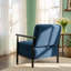 Chaise d'appoint avec cadre en bois massif DreamChairs l 32,68 po x P 25,98 po x H 28,74 po-129884073