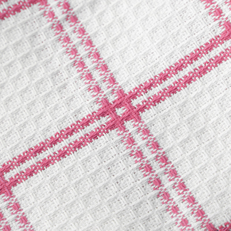 T-fal Flat Waffle Kitchen Dishcloth Set, Pink