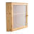 Corner Bread Box for Kitchen Counter Double Layer Bamboo Storage Container -1910003626